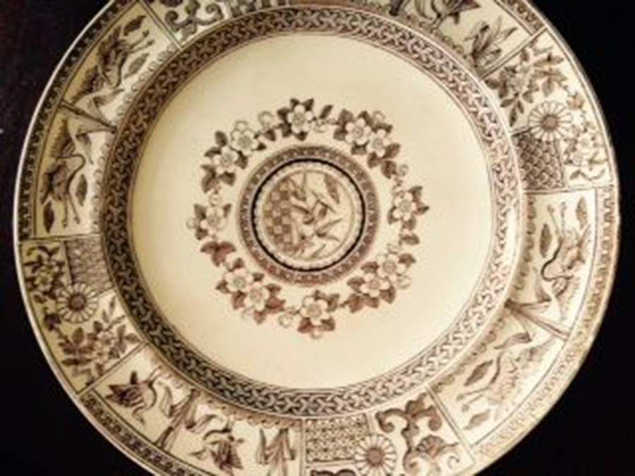 Kioto Brown Salad Plate by Bates Gildea & Walker-1