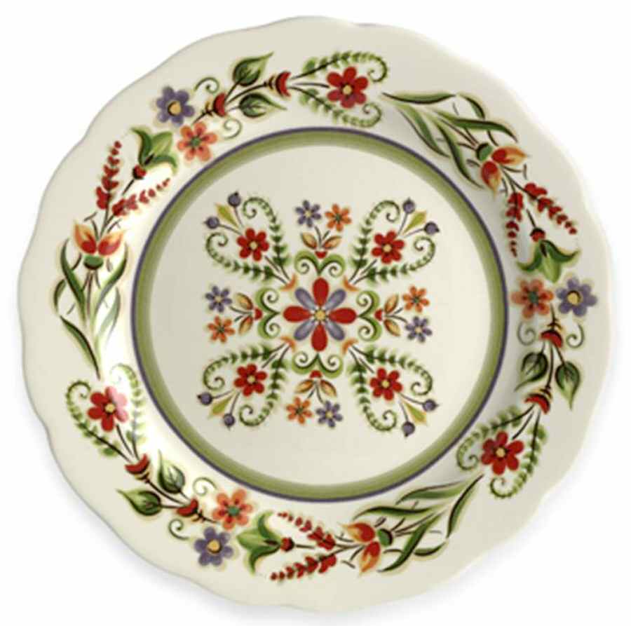 Countryside Salad Plate by Euro Ceramica-1