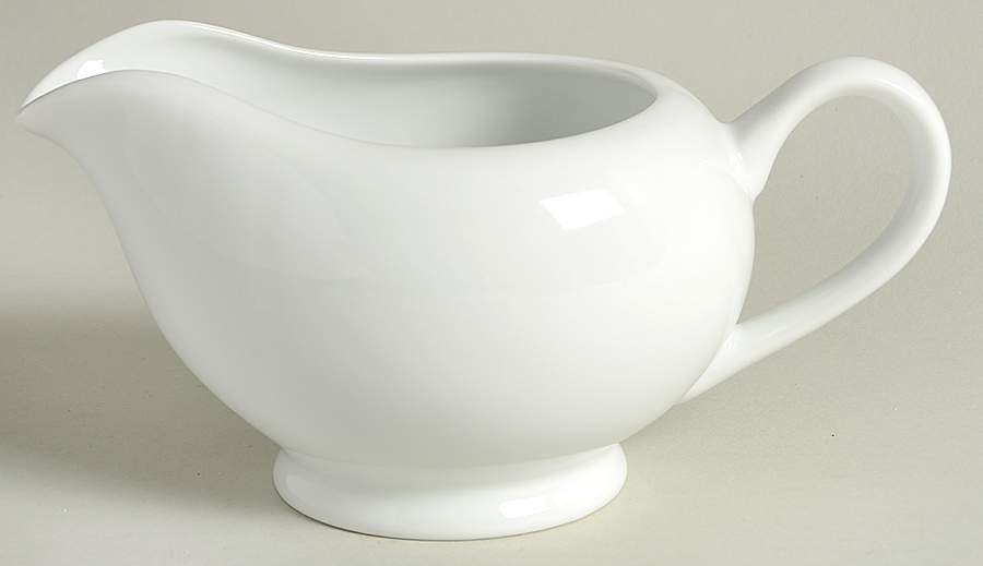 Everyday White (Porcelian) Gravy Boat by Fitz & Floyd-1