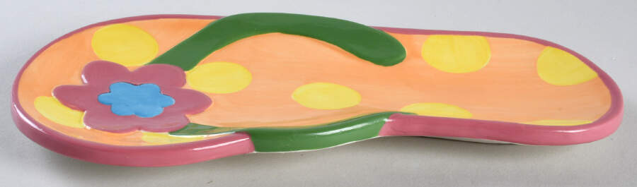 Fabulous Flip Flops Appetizer Plate by Boston Warehouse-1