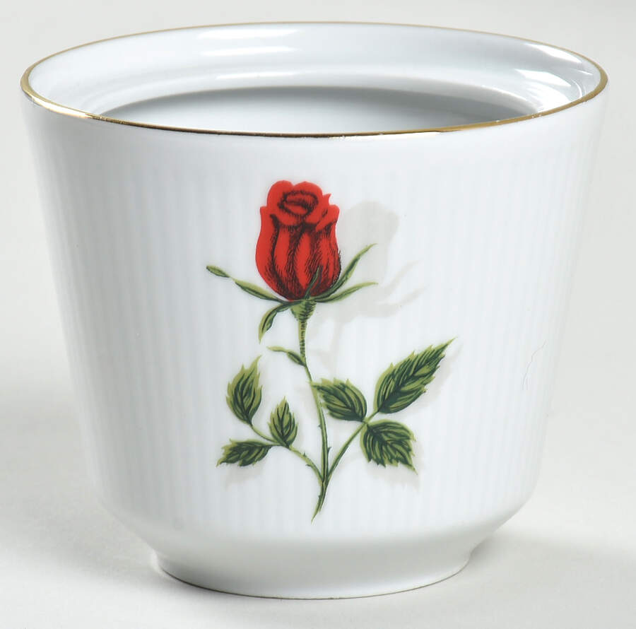 Rote Rose Sugar Bowl No Lid by Bavaria-1