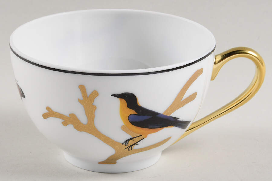 Aux Oiseaux Footed Cup by Bernardaud-1