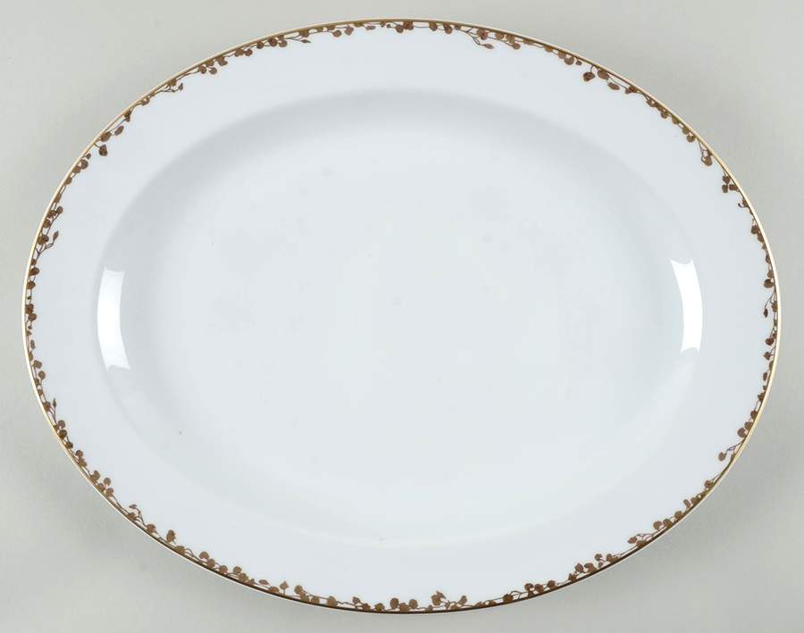 Capucine 15" Oval Serving Platter by Bernardaud-1