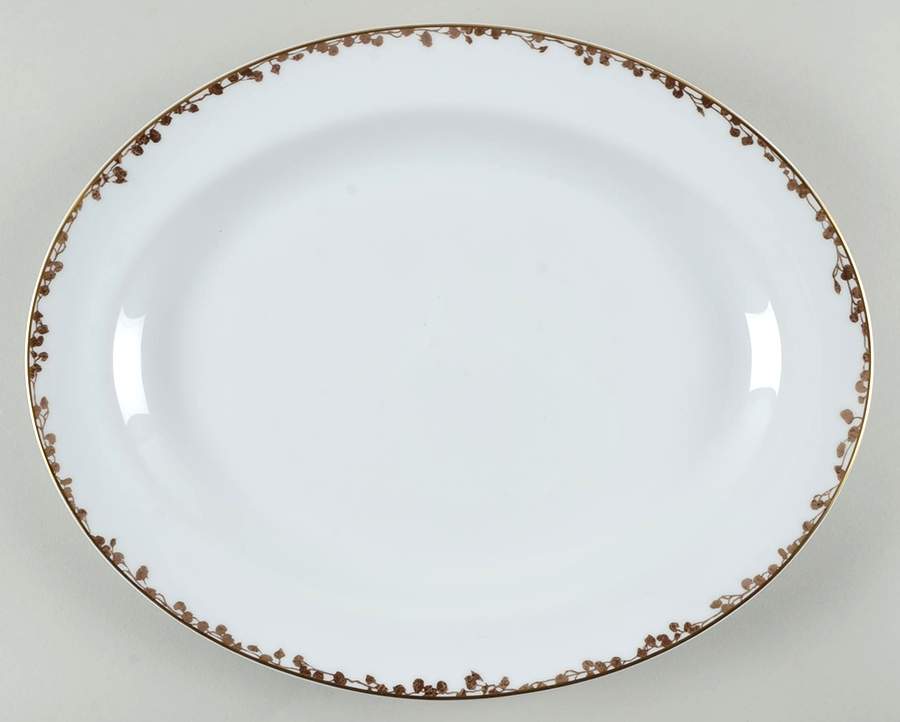 Capucine 13" Oval Serving Platter by Bernardaud-1