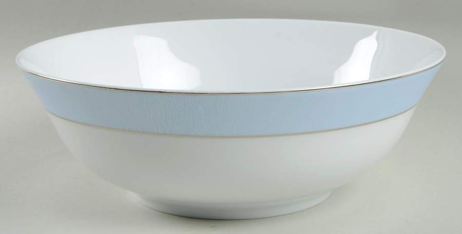 Dune Blue 10" Large Salad Serving Bowl by Bernardaud-1
