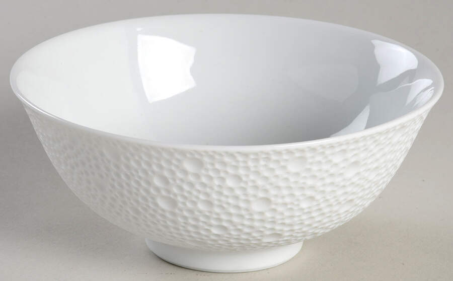 Ecume White Rice Bowl by Bernardaud-1