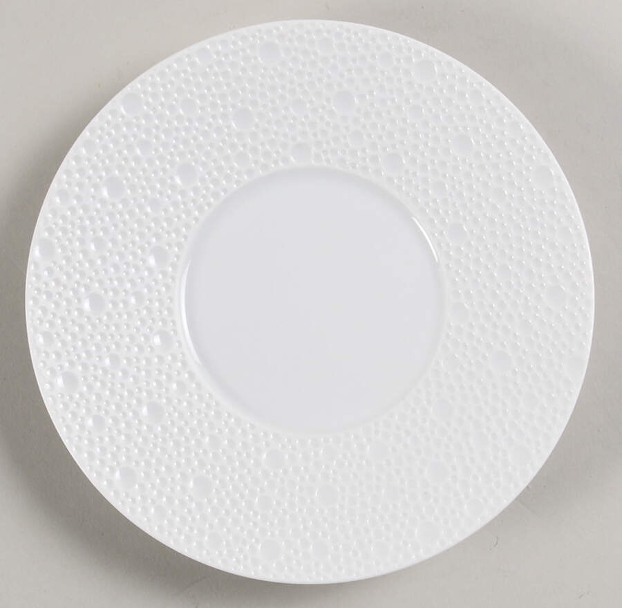 Ecume White Saucer by Bernardaud-1