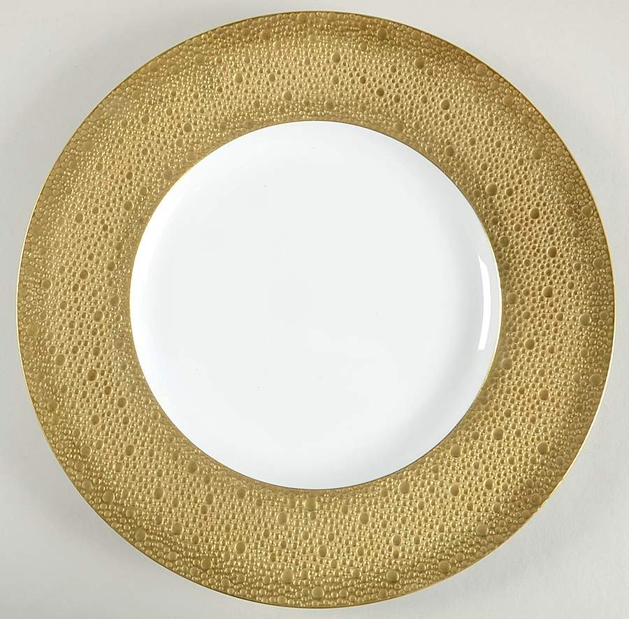 Ecume Gold Service Plate (Charger) by Bernardaud-1