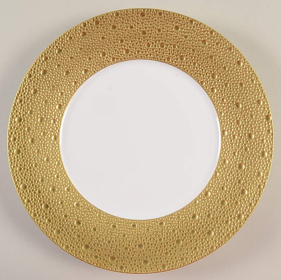 Ecume Gold Dinner Plate by Bernardaud-1