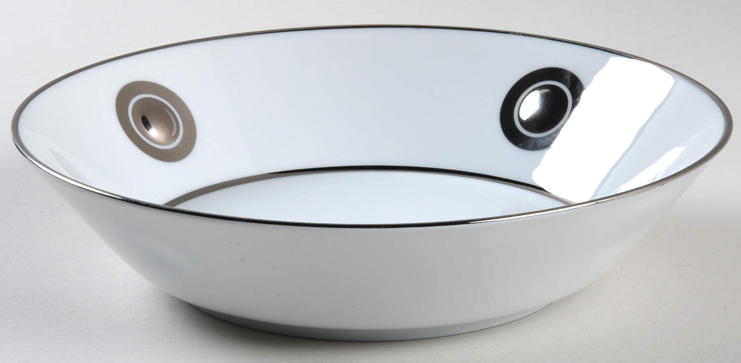 Ithaque Platinum Coupe Soup Bowl by Bernardaud-1