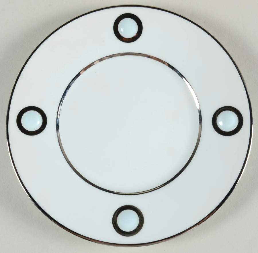 Ithaque Platinum Salad Plate by Bernardaud-1