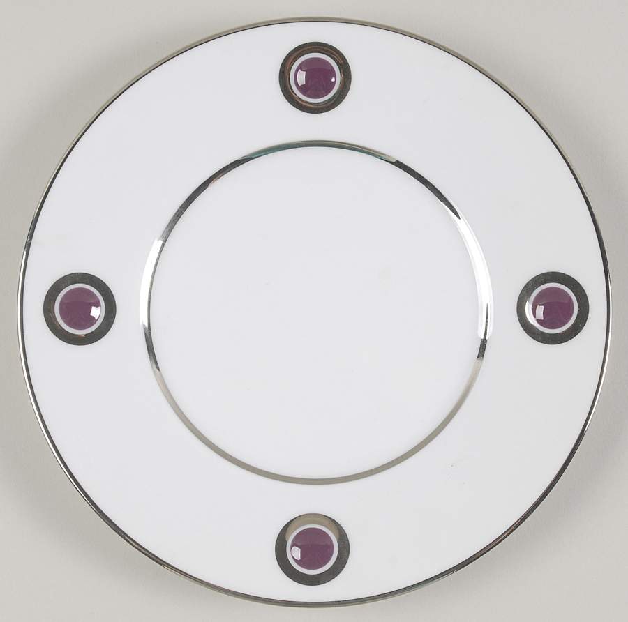 Ithaque Platinum Salad Plate by Bernardaud-1