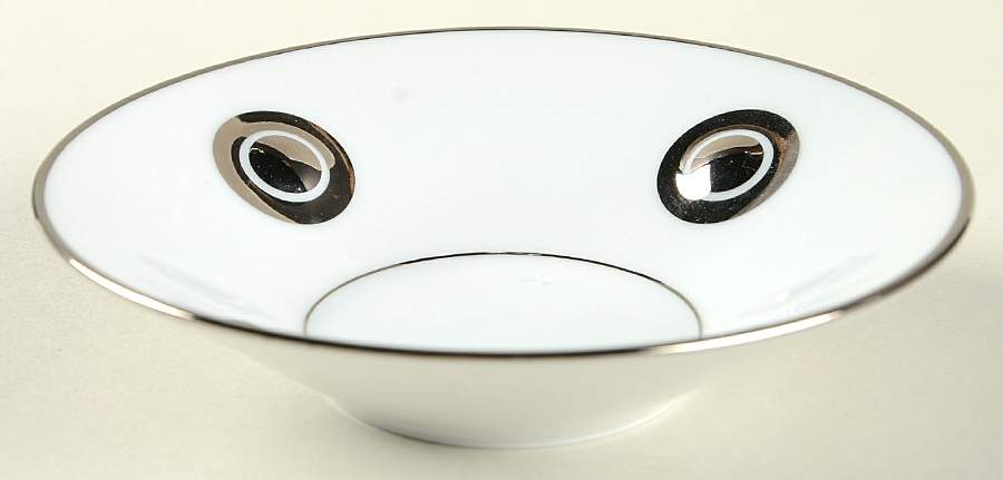 Ithaque Platinum Saucer for Flat Cup by Bernardaud-1
