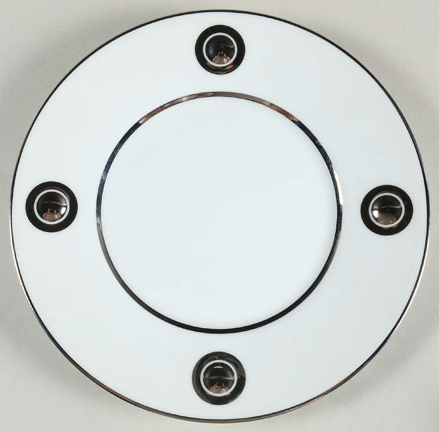 Ithaque Platinum Salad Plate by Bernardaud-1