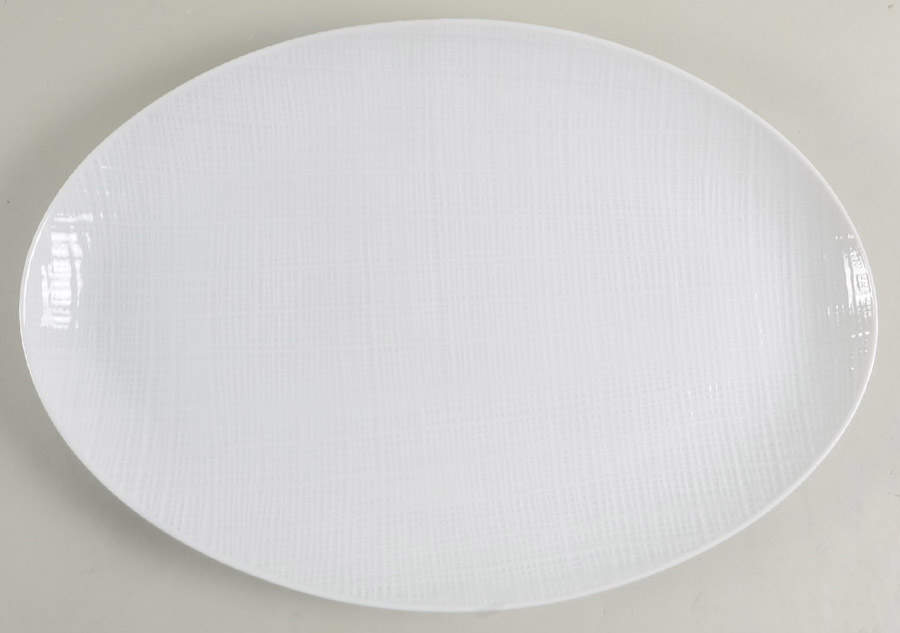 Organza 15" Oval Serving Platter by Bernardaud-1