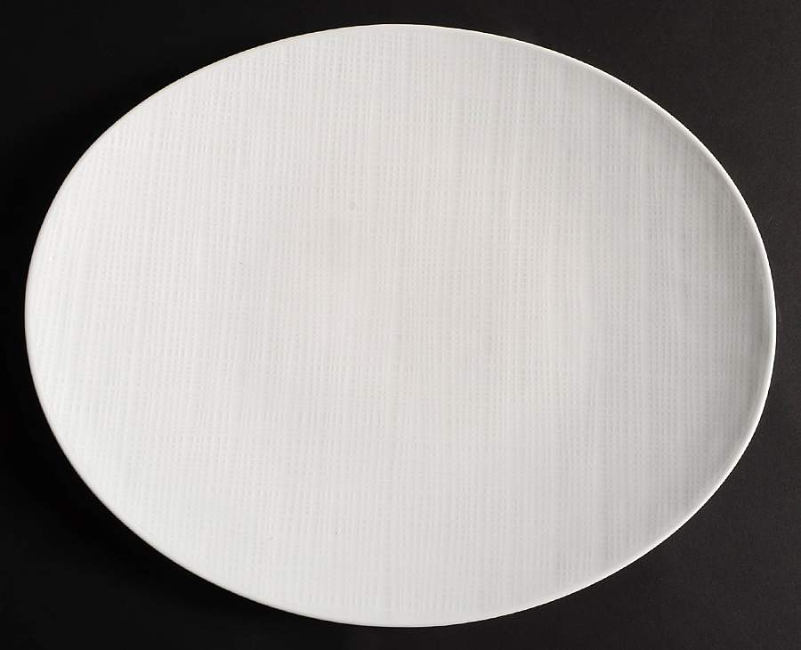 Organza 12" Oval Serving Platter by Bernardaud-1