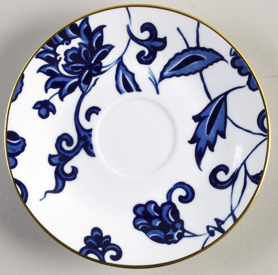 Prince Bleu Saucer for Footed Cup by Bernardaud-1
