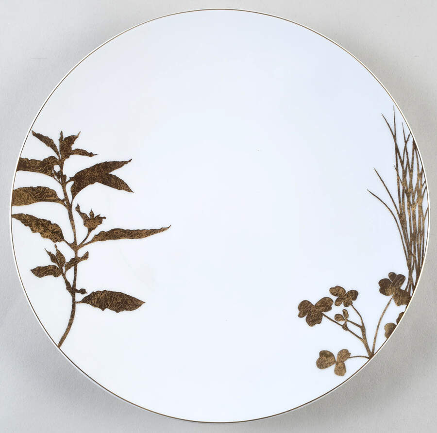 Vegetal Gold Dinner Plate by Bernardaud-1