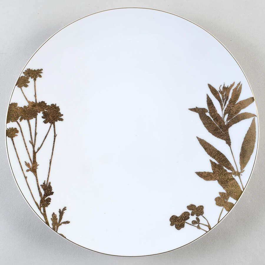 Vegetal Gold Dinner Plate by Bernardaud-1