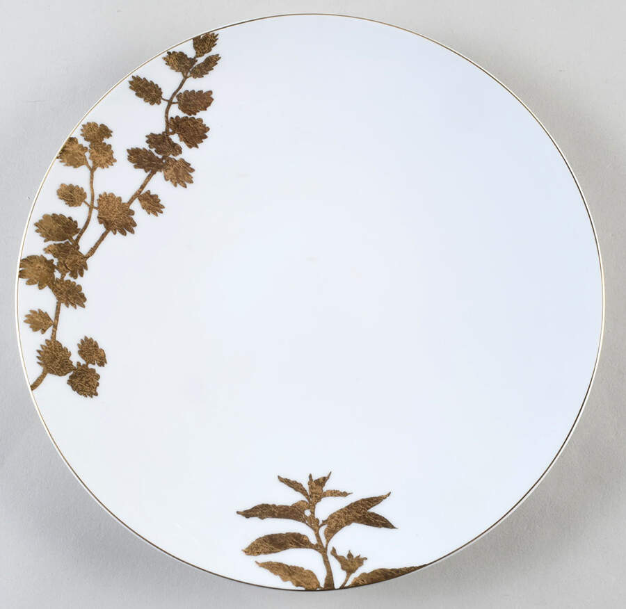 Vegetal Gold Dinner Plate by Bernardaud-1