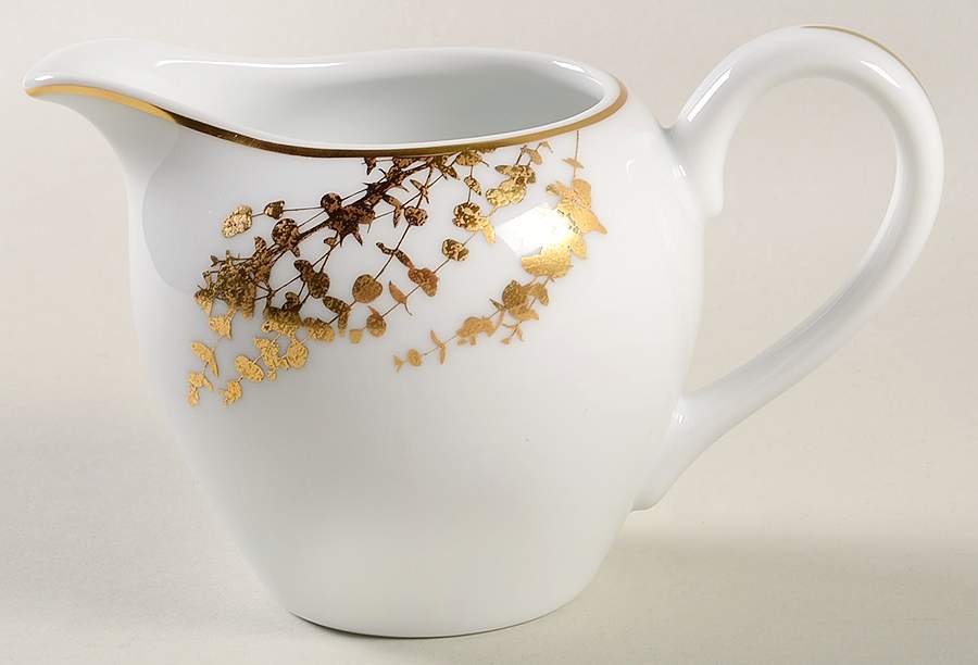 Vegetal Gold Creamer by Bernardaud-1