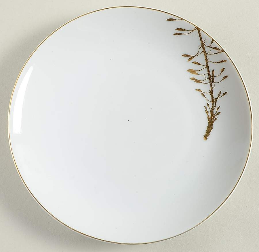 Vegetal Gold Bread & Butter Plate by Bernardaud-1