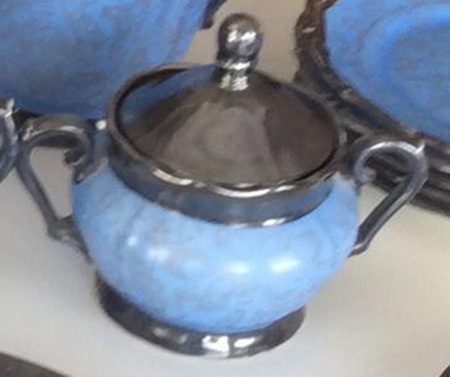 WLD45 Sugar Bowl & Lid by Waldershof-1