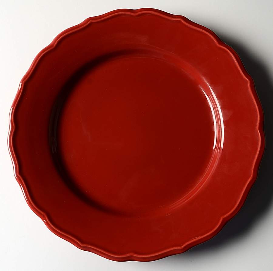 Louisa Red Dinner Plate by Biltmore for Your Home-1