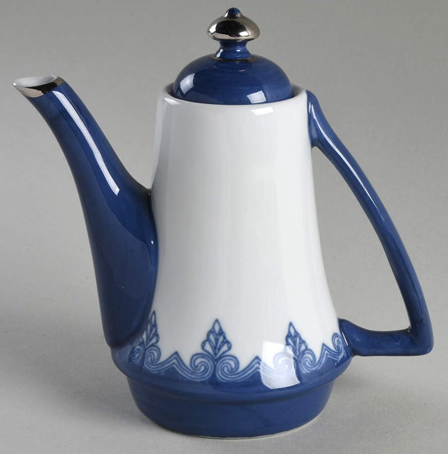 Tile Teapot for Individual Teapot & Lid with Cup by Bombay-1
