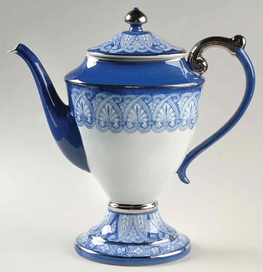 Tile Coffee Pot & Lid by Bombay-1