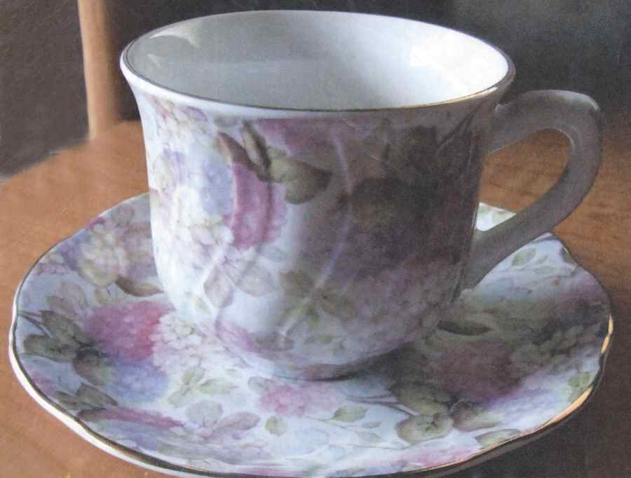 BAU72 Footed Cup & Saucer Set by Baum Brothers-1