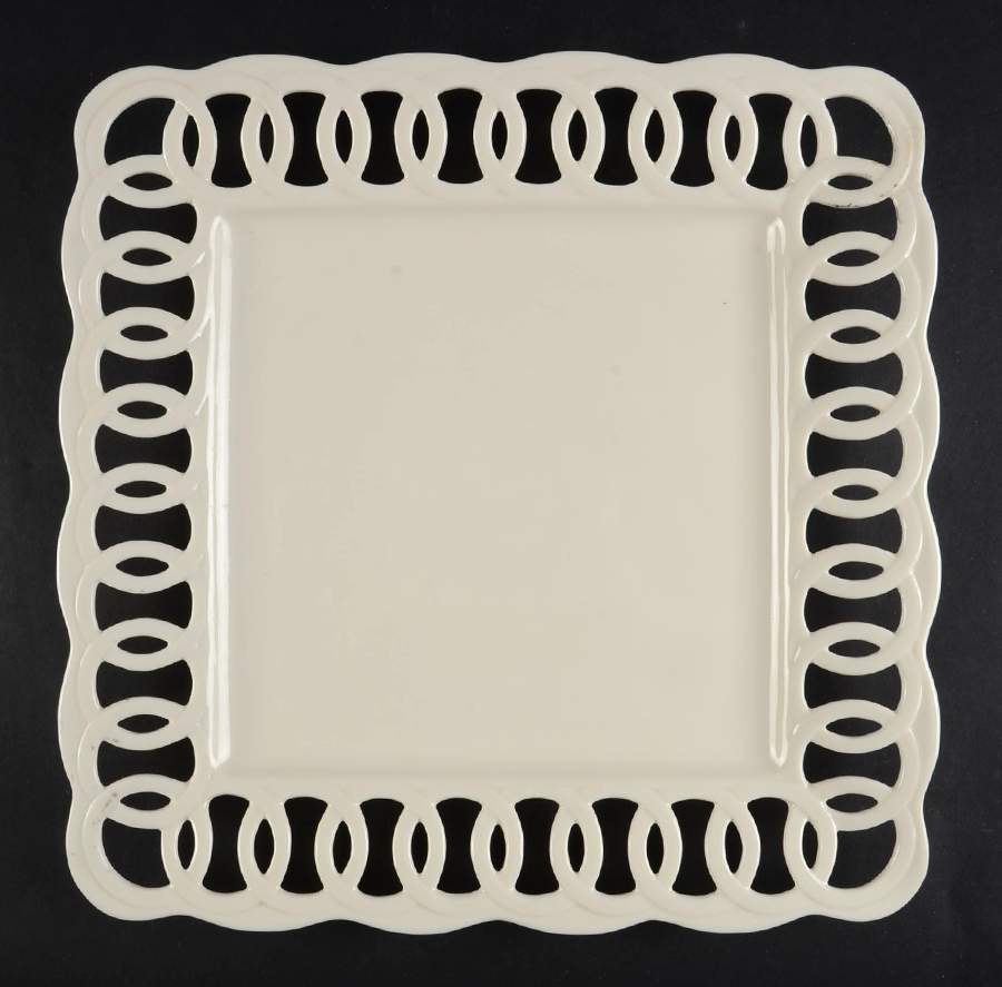 BHX2 Square Cake Plate by Bristol House-China-1