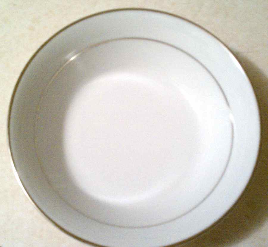 White Platinum Fruit/Dessert (Sauce) Bowl by Baum Brothers-1