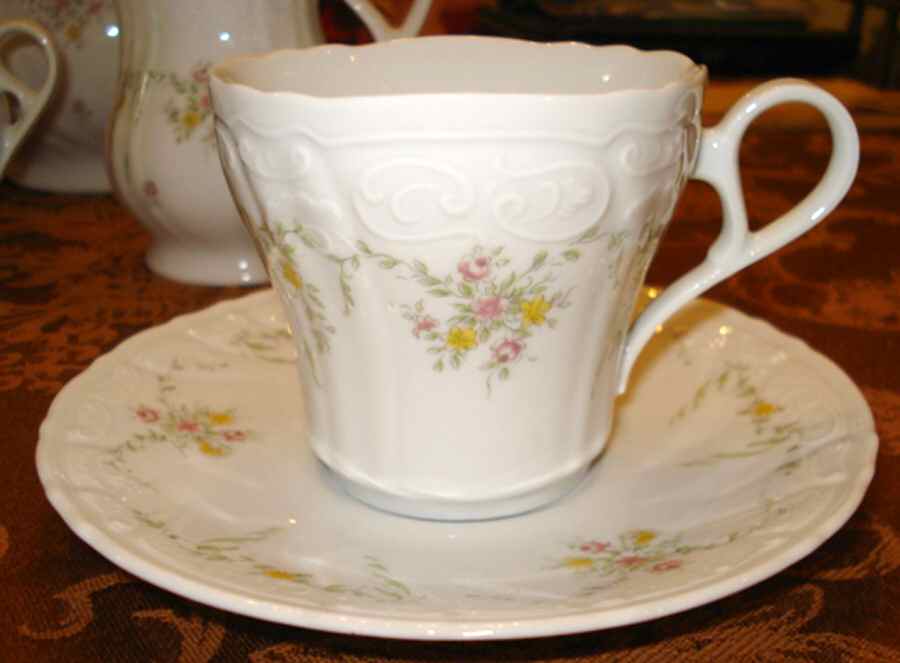 BTH238 Flat Cup & Saucer Set by Bareuther & Co-1