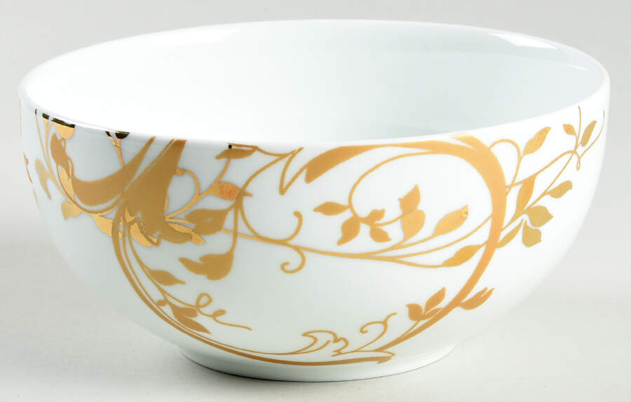 Alexandra Gold 6" All Purpose Bowl by Bella Lux-1