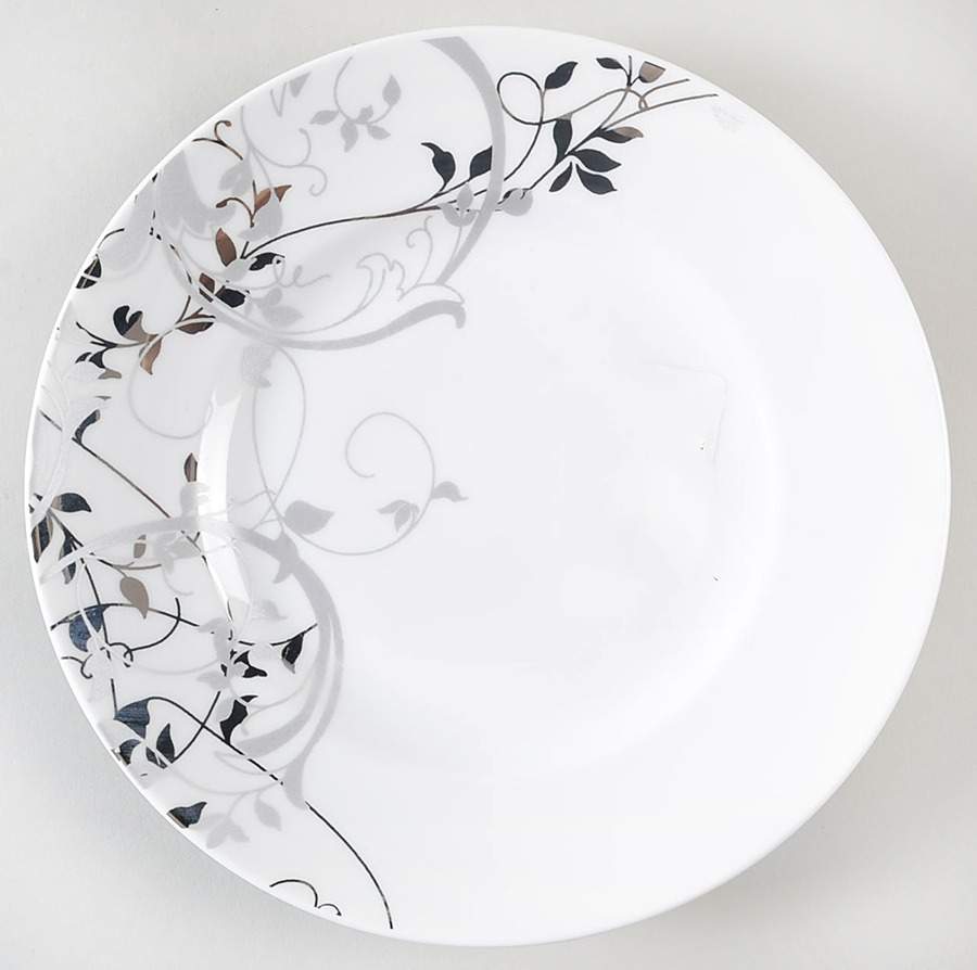 Alexandra Platinum Salad Plate by Bella Lux-1