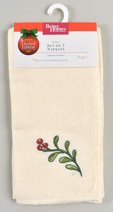 Mistletoe Cloth Napkin - Set of 2 by Better Homes and Gardens-1