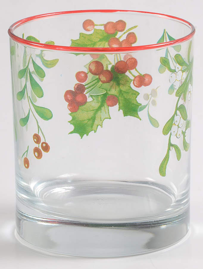 Mistletoe Glassware Double Old Fashioned by Better Homes and Gardens-1