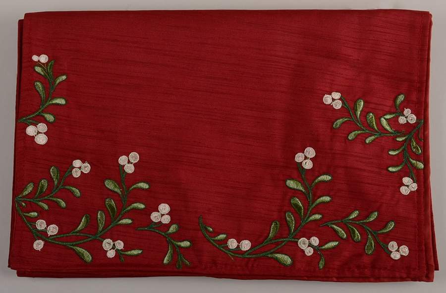 Mistletoe 14" X 72" Cloth Table Runner by Better Homes and Gardens-1