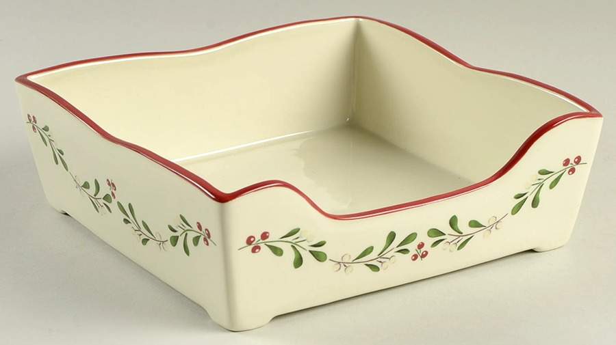 Mistletoe Napkin Holder/Box by Better Homes and Gardens-1