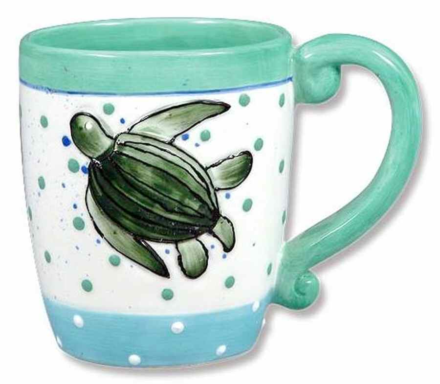 Leather Back Mug by Blue Sky-1