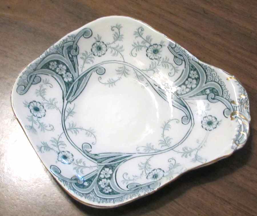Richmond Blue Green Lemon Dish by Burgess & Leigh-1