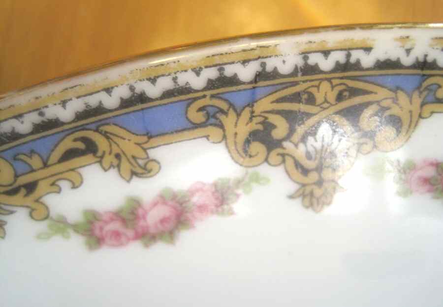 BOJ91 14" Oval Serving Platter by Jean Boyer (Limoges)-1