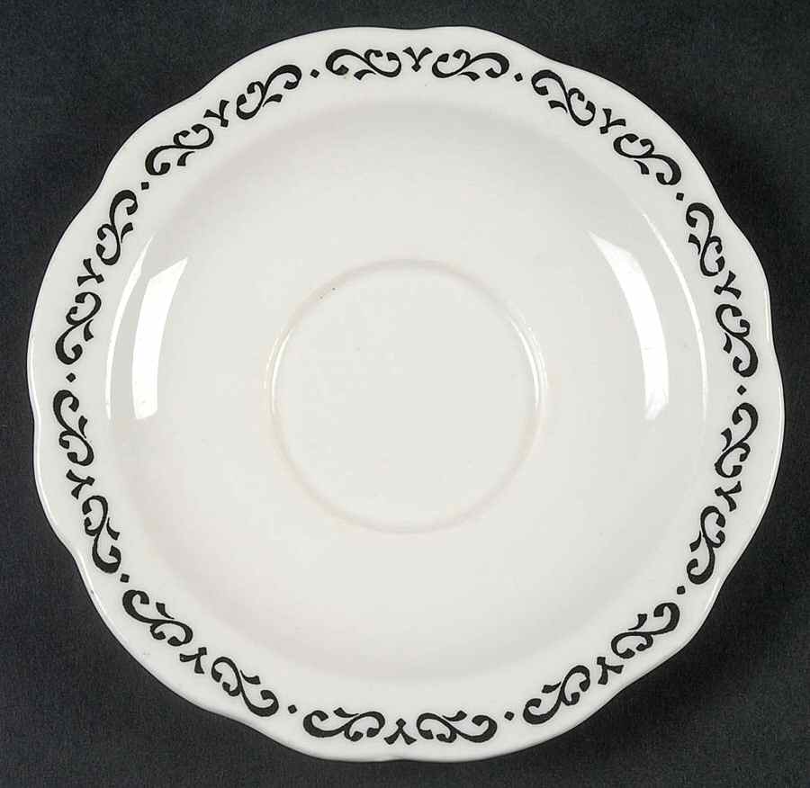 BUF156 Saucer by Buffalo Pottery-1
