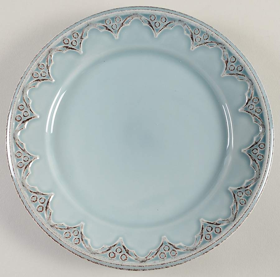 Lisbon Blue Salad Plate by Bombay-1