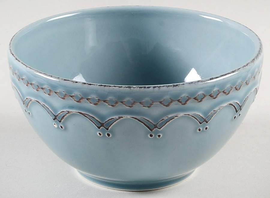 Lisbon Blue Coupe Cereal Bowl by Bombay-1