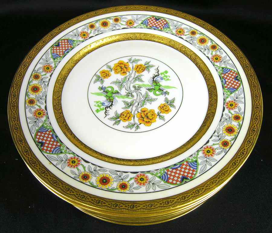 BOJ92 Dinner Plate by Jean Boyer (Limoges)-1