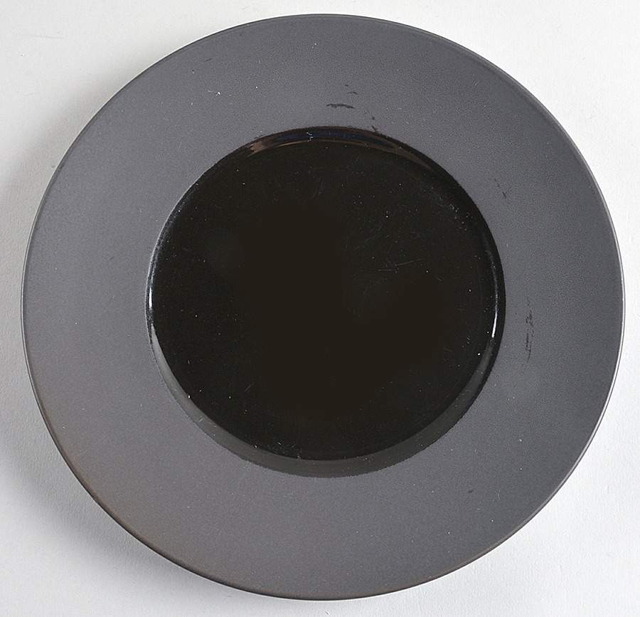 Montauk-Black Salad Plate by Block-1