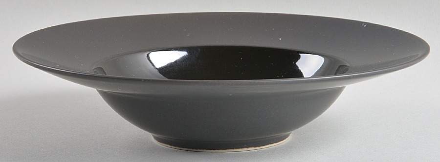 Montauk-Black Rim Soup Bowl by Block-1
