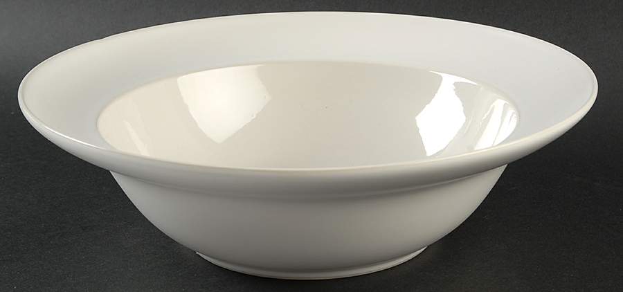 Montauk-White 11" Round Vegetable Bowl by Block-1